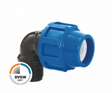 Угол 40*Н1 1/4  PN16  (02090120) PE (5/45)